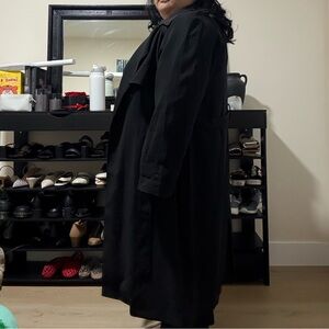 Nine West Black Trench Coat